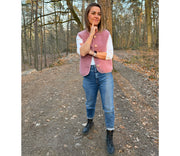 Alwero - Bodywarmer "PO" Adult, Biowolle, VENETIAN PINK, ultra light