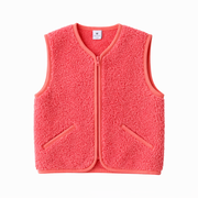 Alwero - Weste "POS" Adult, Biowolle, CORAL, ultra light