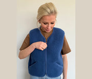 Alwero - Weste "POS" Adult, Biowolle, BlueBlue, ultra light