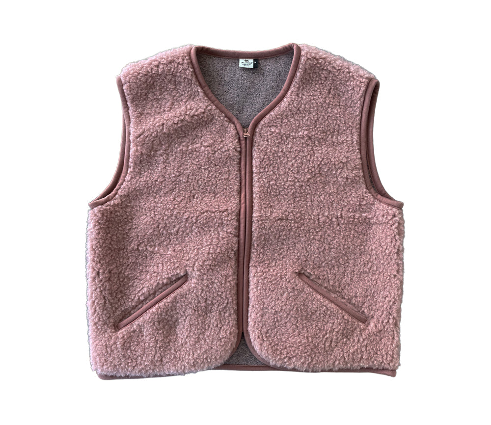 Alwero - Vest "POS" Adult, RUGBY TAN, Merino wool, ultra light