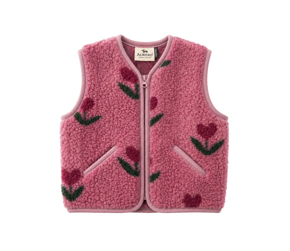 Alwero - Bodywarmer "POS" Junior, CHERRY, ultra light
