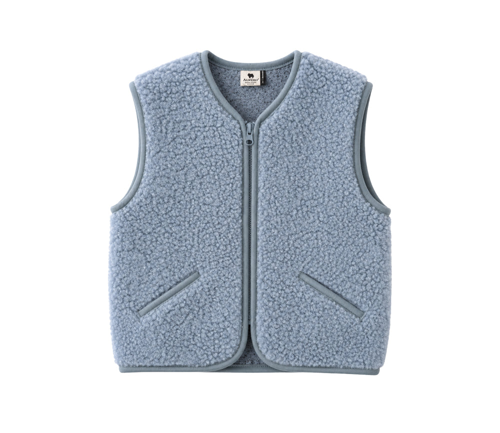 Alwero - Bodywarmer "POS" Junior, ICY BLUE, ultra light