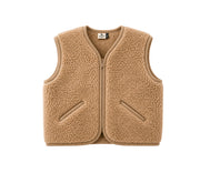 Alwero - Bodywarmer "POS" Junior, Tan, ultra light, Biowolle
