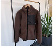 Alwero - Jacke SHERPA, CHOCOLATE MARTINI, MEN, Biowolle, ultra leicht
