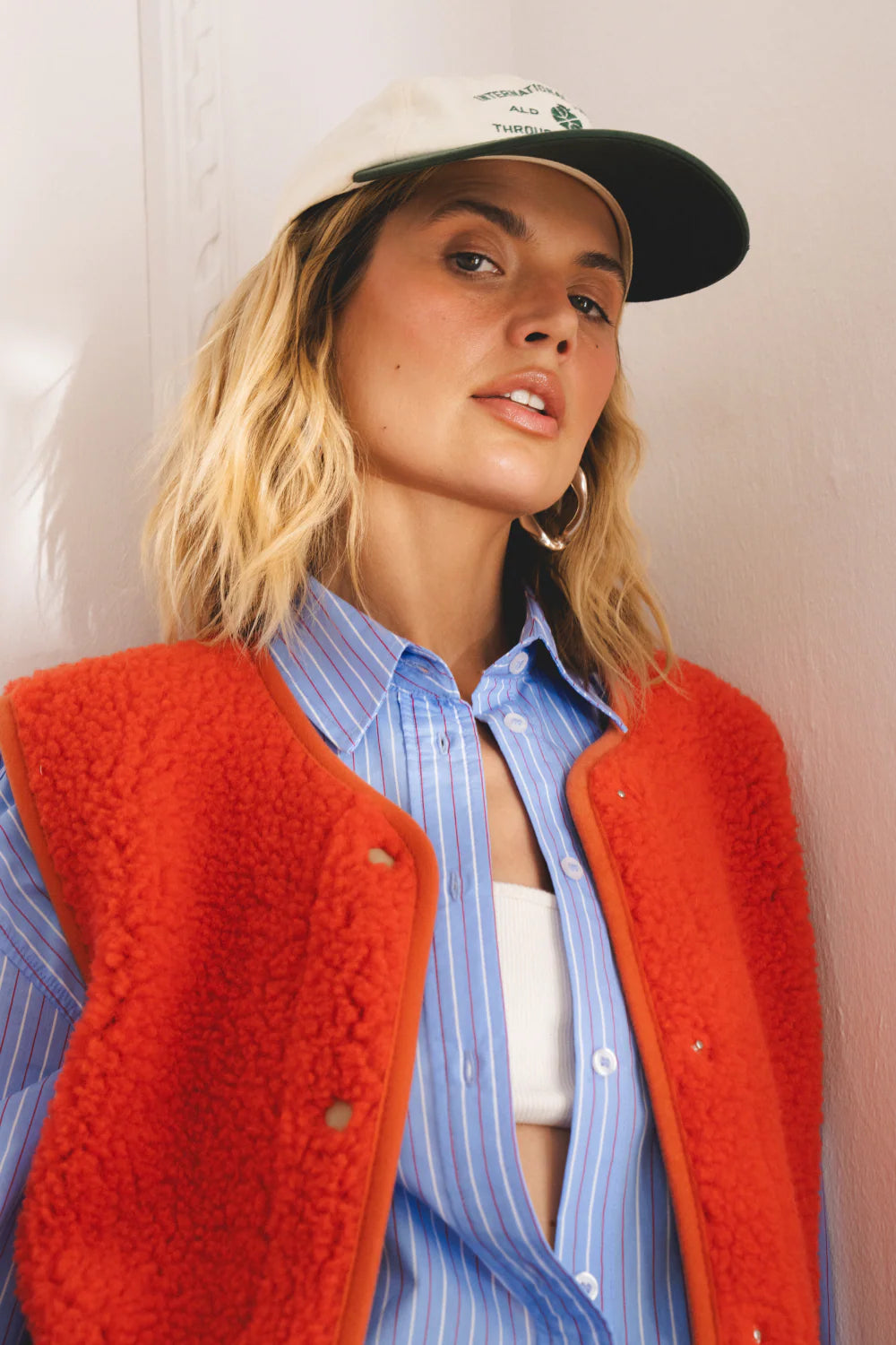 Alwero - Weste "TYB" Adult,  Coral, Biowolle Ultra Light