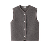 Alwero - Bodywarmer "TYB" ADULT, MOUSE FELTED, Merinowolle gebürstet, ultra light