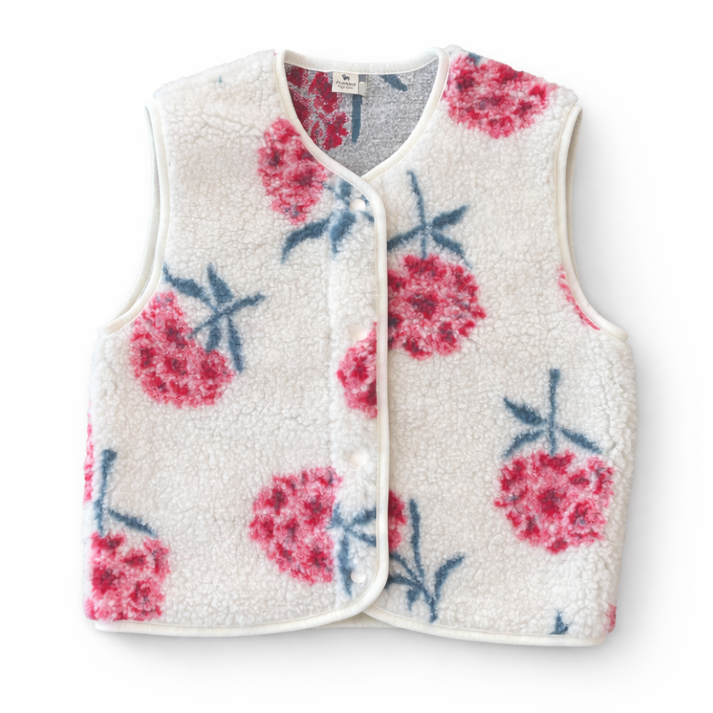 Alwero - Bodywarmer "TYB" ADULT, Biowolle, PEONY, ultra light, LIMITED EDITION