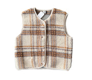 Alwero - Weste "TYB" Adult, SCOTCH BEIGE, Biowolle Ultra Light