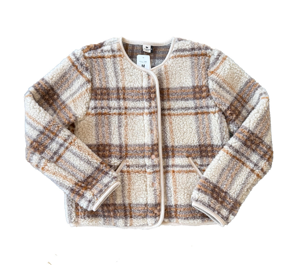 Alwero - Jacke "TYBS" Adult, SCOTCH BEIGE, Biowolle Ultra Light