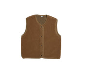 Alwero - Bodywarmer "TYB" ADULT, Biowolle, TEDDY BROWN, ultra light