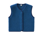 Alwero - Bodywarmer "TYB" ADULT, TRANS TEEL, Merinowolle, ultra light