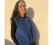 Alwero - Bodywarmer "TYB" ADULT, Biowolle, BLUEBLUE, ultra light