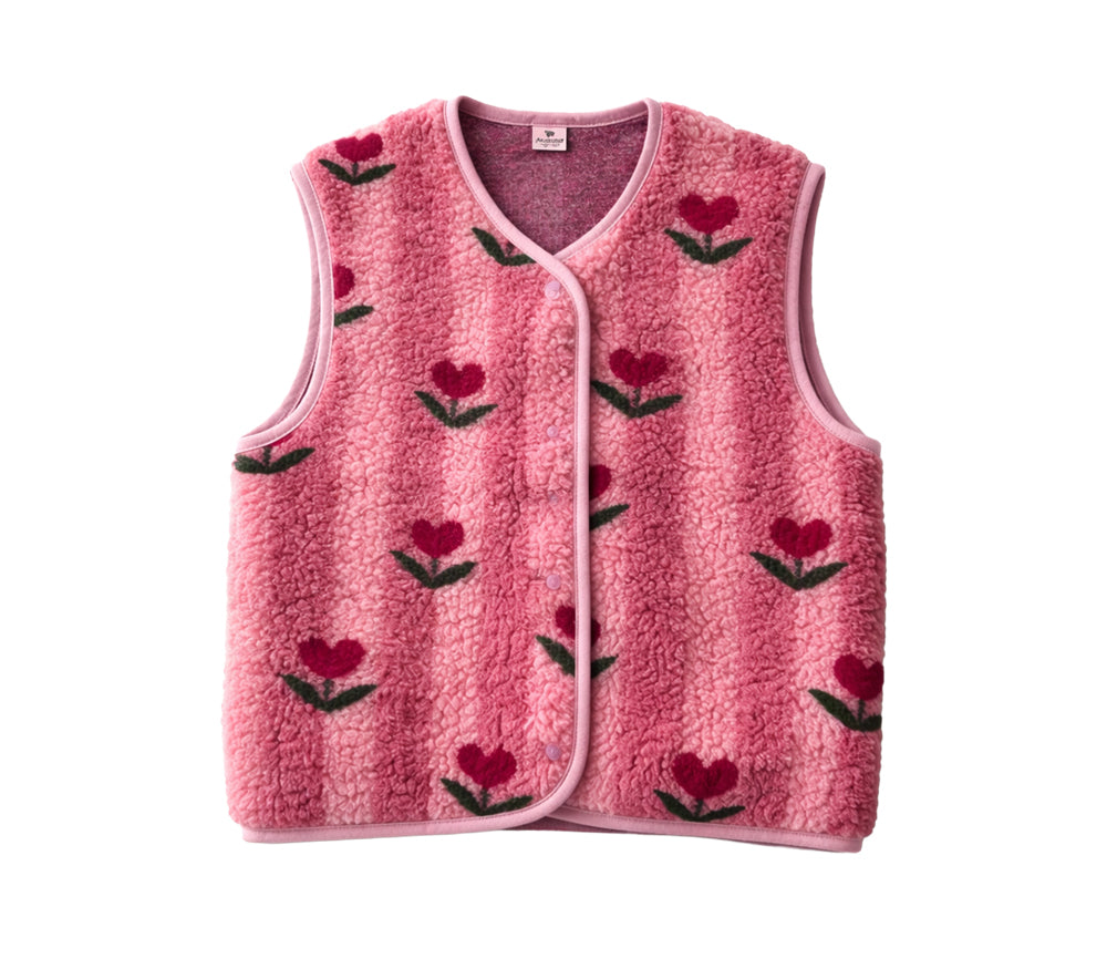 Alwero - Weste "TYB" Adult, CHERRY, Merinowolle, ultra light - LIMITED EDITION