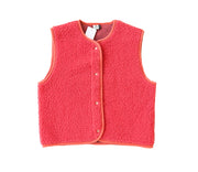 Alwero - Weste "TYB" Adult,  Coral, Biowolle Ultra Light