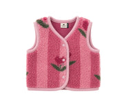 Alwero - Bodywarmer "TYB" BABY, CHERRY, Merinowolle, ultra light