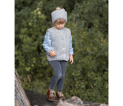 Alwero - Bodywarmer "TYB" Junior, Biowolle, Silver, ultra light