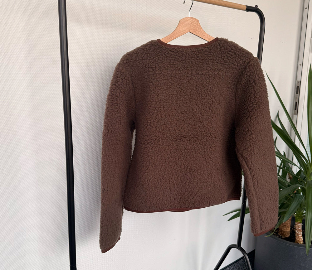 Alwero - Jacke "TYBS" Adult, Chocolate Martini, Biowolle Ultra Light