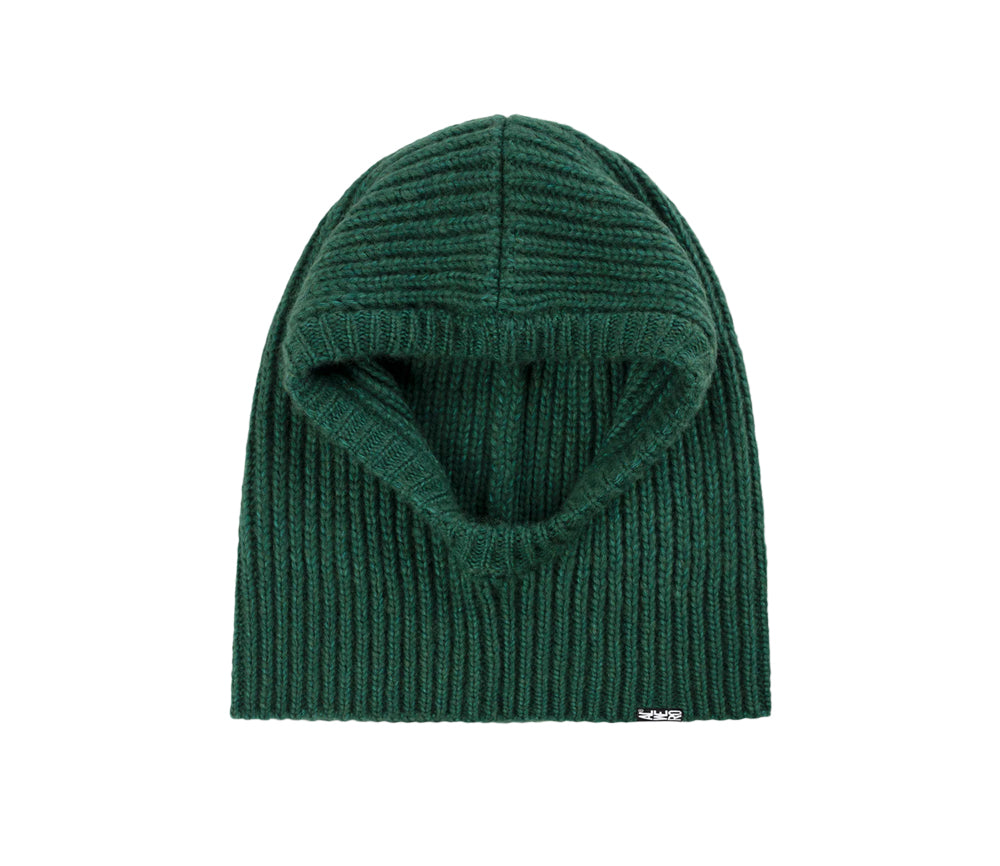 Alwero - Balaclava UF, DARK GREEN, Wollemix