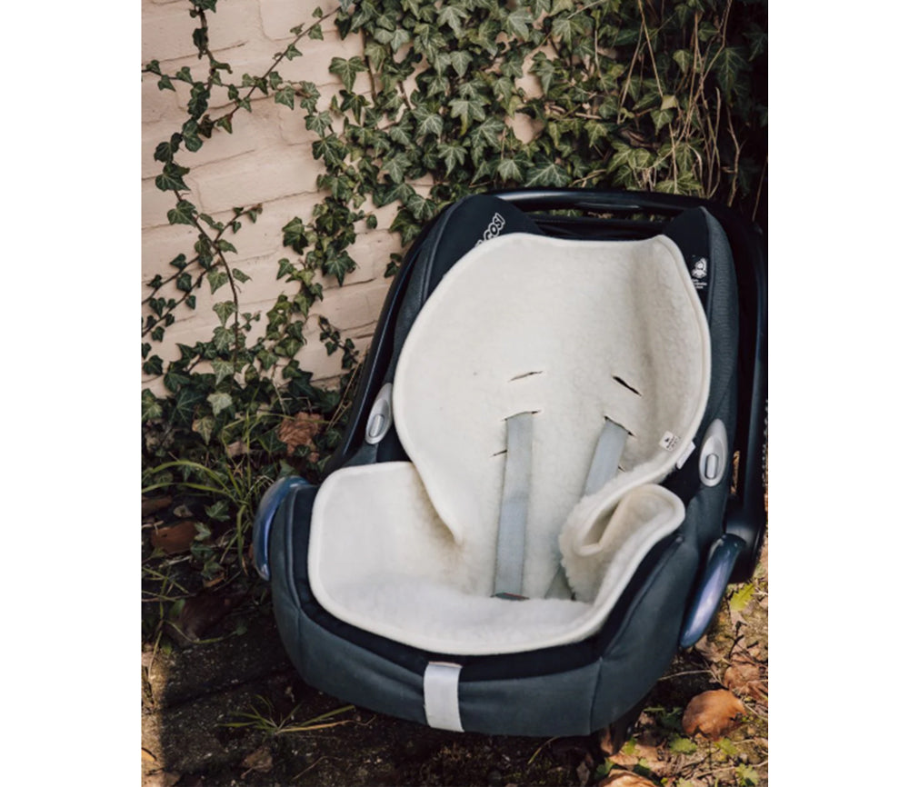 Alwero - Baby Kinderwagen Buggy Polster Biowolle, Sand Brown, Ultra Light