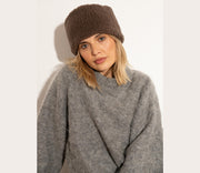 Alwero - Stirnband / Halswärmer VOVO, CHOCOLATE MARTINI, Biowolle, ultra light