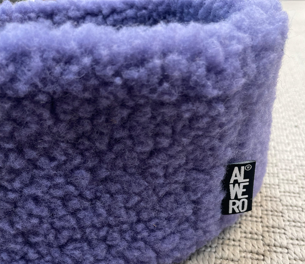 Alwero - Stirnband / Halswärmer VOVO, AMETHYST, Biowolle, ultra light