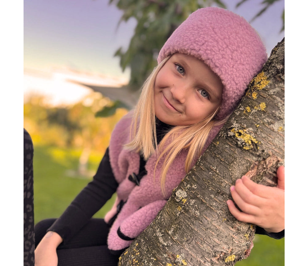 Alwero - Stirnband / Halswärmer VOVO, BUBBLE GUM, Biowolle, ultra light