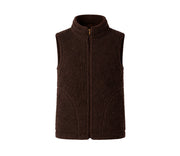 Alwero - Bodywarmer WALKER Adult, Choco Martini, Biowolle, unisex