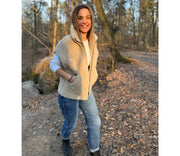 Alwero - Weste "HEL" Adult, Beige, Biowolle Ultra Light