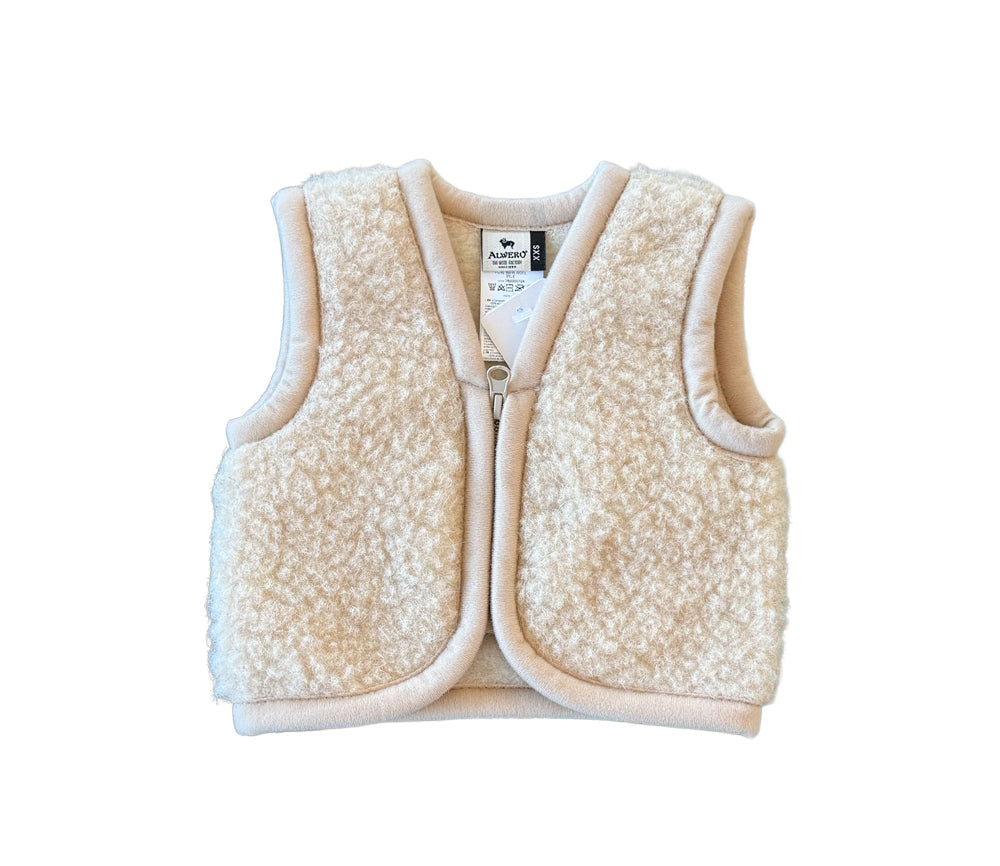 Alwero - Bodywarmer CARPATHIAN, Biowolle, ENGLISH TEA
