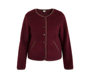 Alwero - Jacke "TYBS" Adult, Red Multi Dots, Biowolle Ultra Light