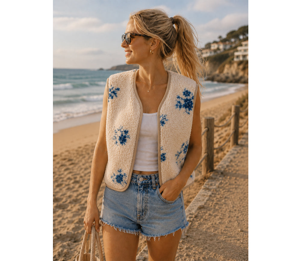 Alwero - Weste "ALF ZIP" Adult, WILD ROSE, Merinowolle