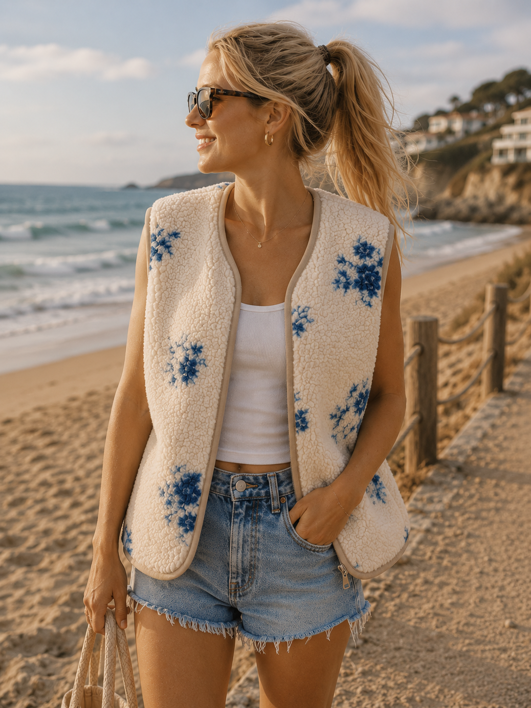 Alwero - Weste "ALF ZIP" Adult, WILD ROSE, Merinowolle