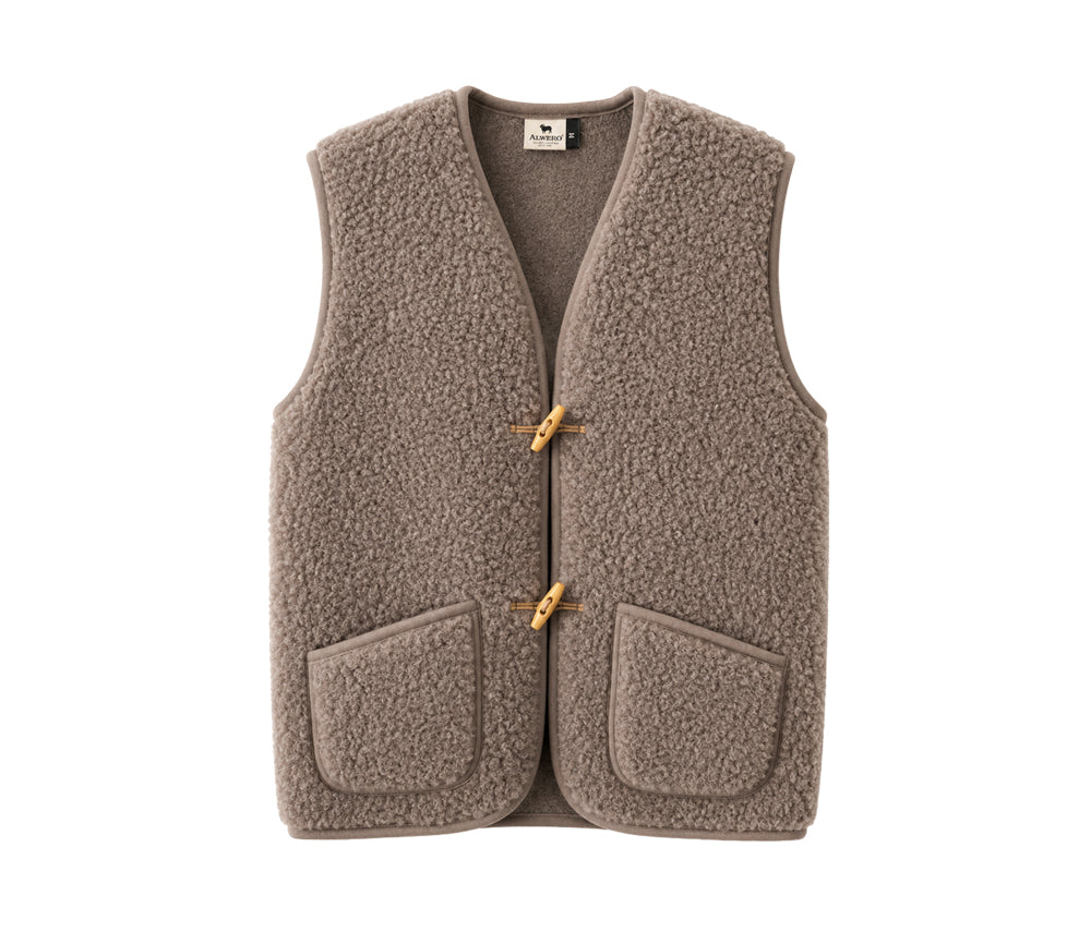 Alwero - Bodywarmer "Alpen 4.0" Adult, Biowolle, MOUSE, Unisex