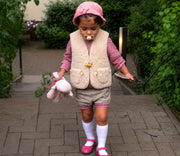 Alwero - Bodywarmer "ALPI", Biowolle, English Tea, ultra light