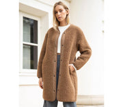 Alwero - Jacke ARANGA, Camello, Biowolle