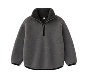Alwero - Sweater BEL, Oversize ANTHRACITE, Biowolle, ULTRA LIGHT