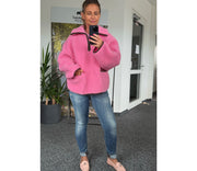 Alwero - Sweater BELIN, Oversize, BUBBLE GUM, Merinowolle - LIMITED EDITION