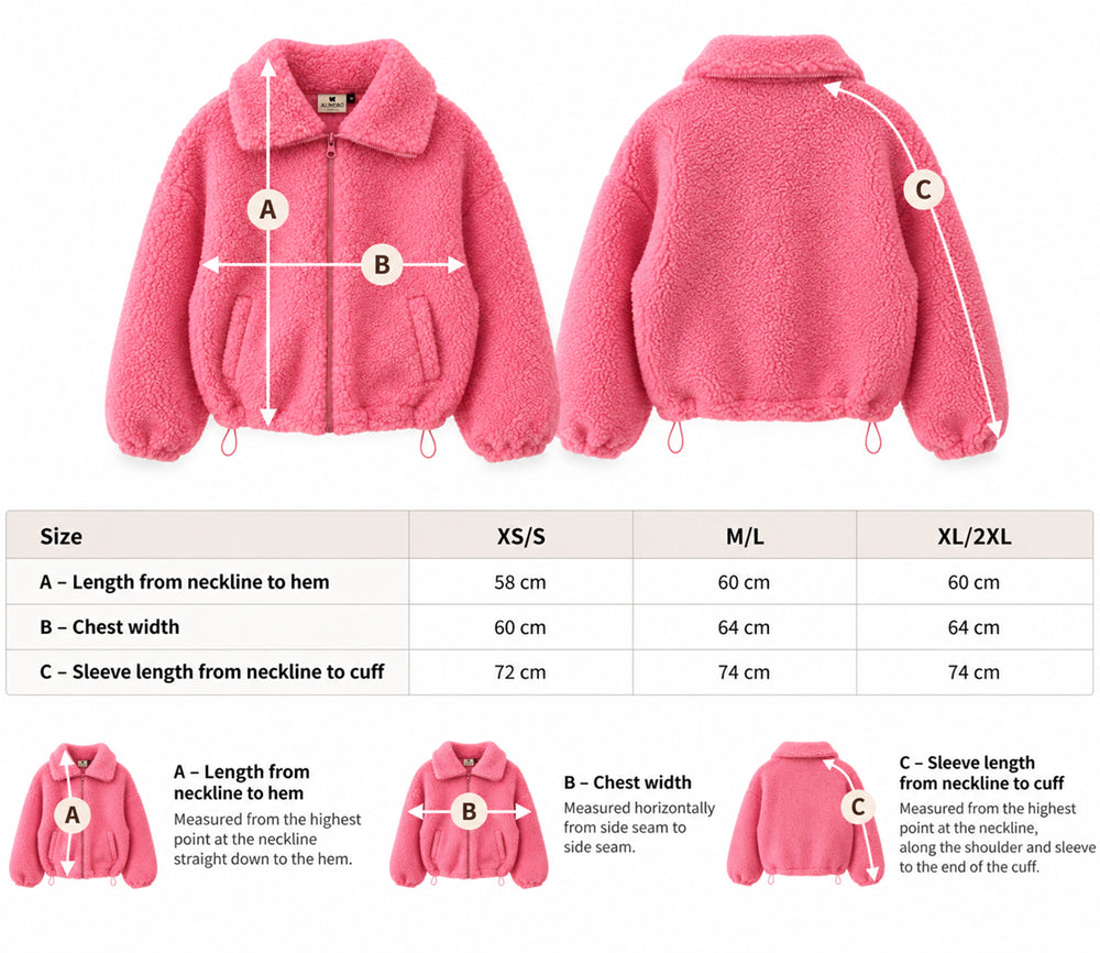 Alwero - Jacke BLANCS, Oversize, WILD ROSE - LIMITED EDITION - LIEFERUNG ANFANG NOVEMBER