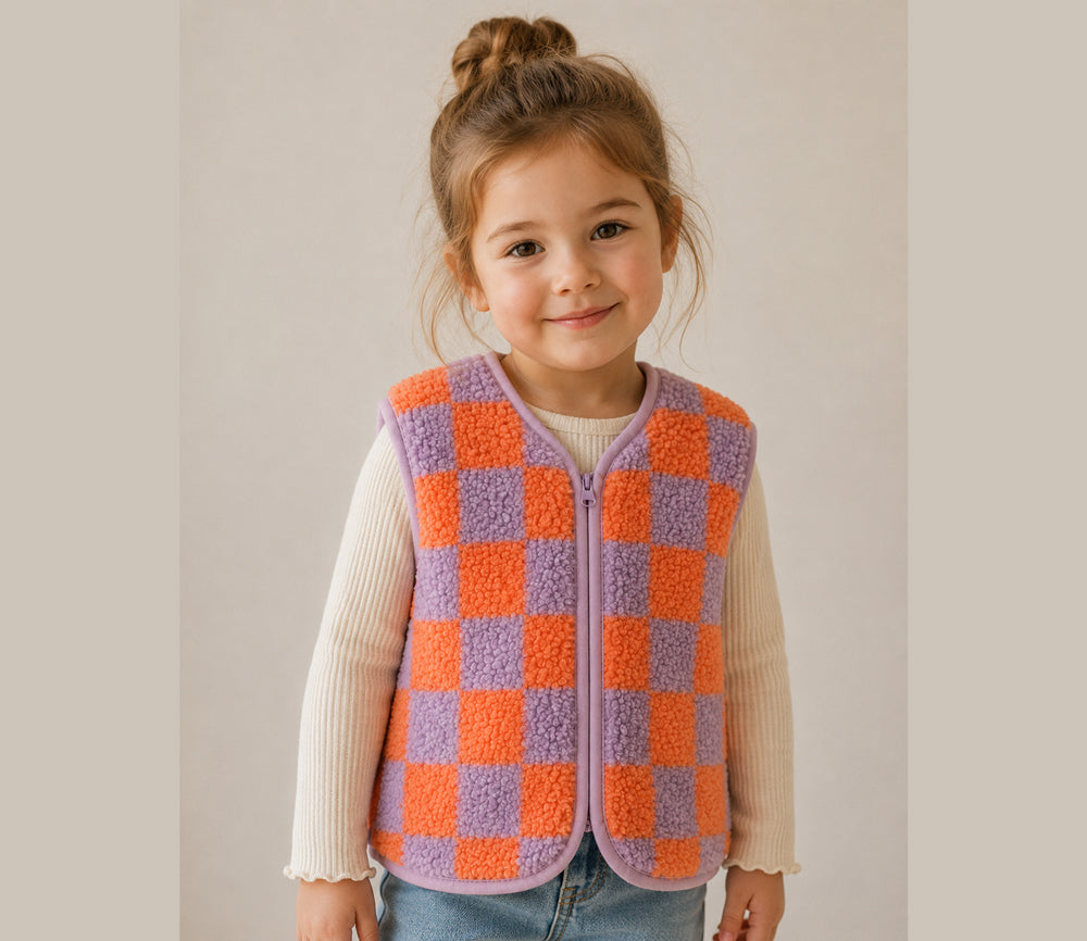 Alwero - Weste "ALF ZIP" JUNIOR, FLOW DUO 2, Merinowolle