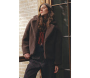 Alwero - Jacke "HERITA",  CHOCO MARTINI, Biowolle Ultra Light