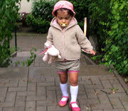 Alwero - Übergangsjacke "KUKU" Junior, Biowolle, SAND BROWN, ultra light