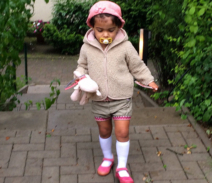 Alwero - Übergangsjacke "KUKU" Junior, Biowolle, SAND BROWN, ultra light