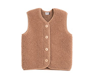Alwero - Bodywarmer "PO" Adult, Biowolle, TAN, ultra light