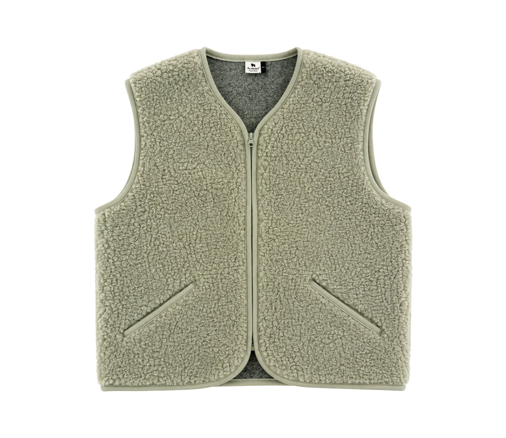 Alwero - Weste "POS" Adult, Biowolle, Pistachio, ultra light