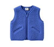 Alwero - Bodywarmer "POS" Junior, BlueBlue, ultra light, Merinowolle