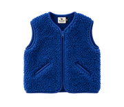 Alwero - Bodywarmer "POS" Junior, BlueBlue, ultra light, Merinowolle