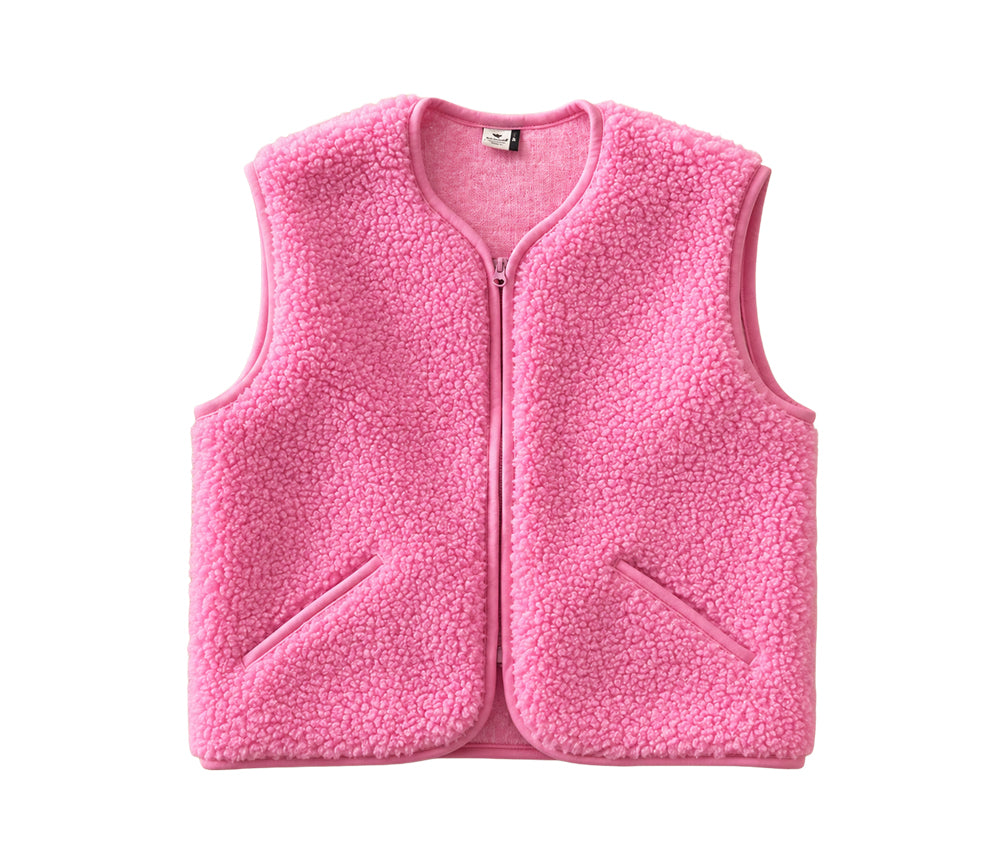 Alwero - Weste "POS" Adult, BUBBLE GUM, Merinowolle, ultra light - LIMITED EDITION