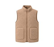 Alwero - Bodywarmer RUDI Adult, Tan, Biowolle ultra light