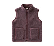 Alwero - Bodywarmer RUDI Adult, CHOCOLATE MARTINI, Merinowolle, ultra light