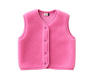 Alwero - Bodywarmer "TYB" Junior, BUBBLE GUM, Merinowolle, ultra light - LIMITED EDITION
